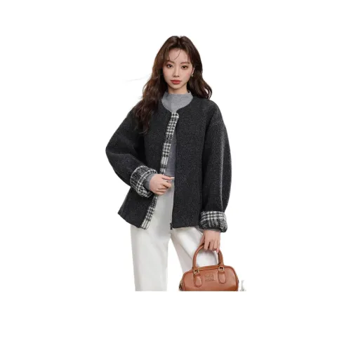 Another Alley Угольный Черный Женское Пальто