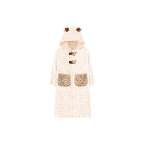 WANANNI Абрикос Женские Банные халаты