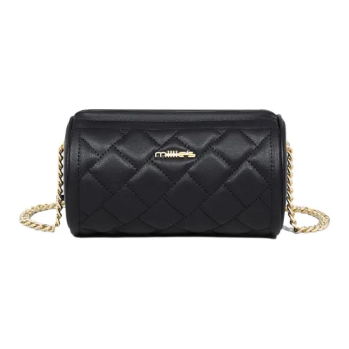 MILLIE'S Коровья кожа Сумка через плечо Стандартная Женская Элегантная Черный Экрю