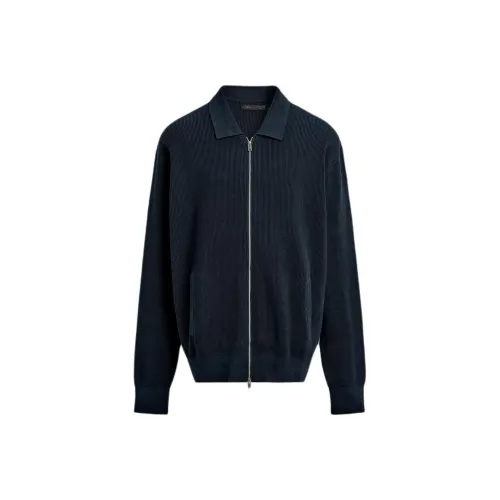 ZARA Морской синий Мужские куртки