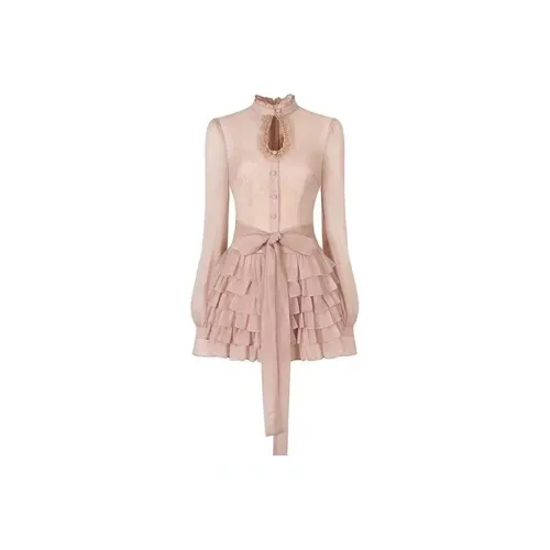 COVT Длинное платье с длинными рукавами женское