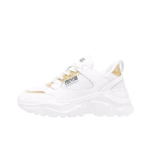 VERSACE JEANS Couture Низкий Топ Спортивная Повседневная Обувь Женская Белая