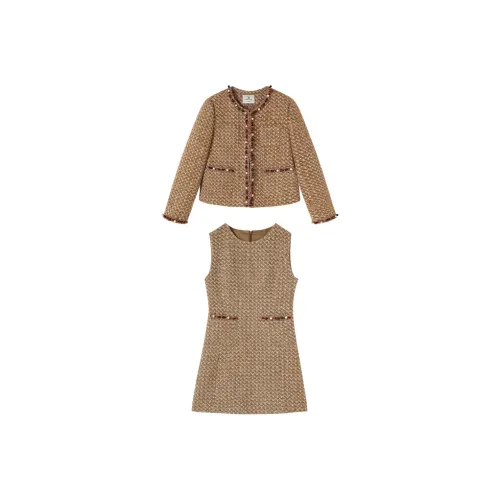 XIANGYING Кофе Женские Комплекты с Юбкой