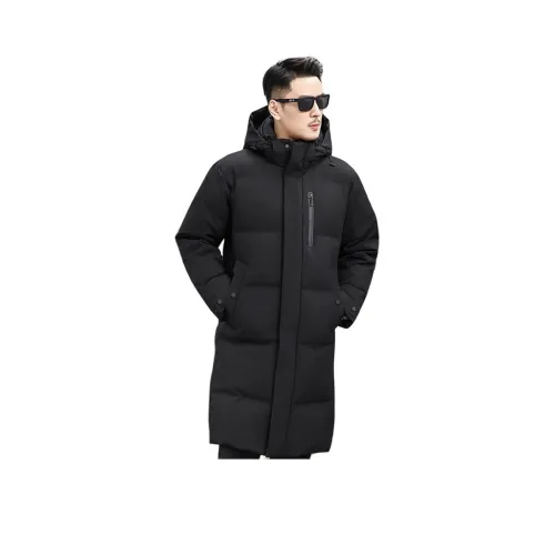 LAOYECHE Черный Мужской Пуховик
