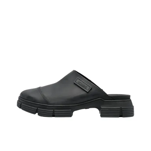 GANNI Домашние тапочки Женские Черные