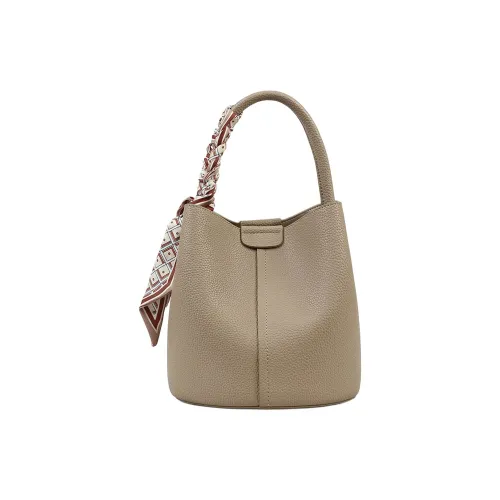 OUBOTE Коровья кожа Ведрообразная сумка Женская Многоцветная