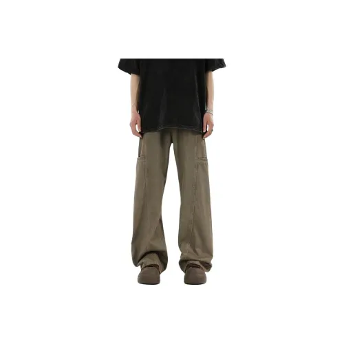 Clog Heel Темный кофейный Унисекс Джинсы