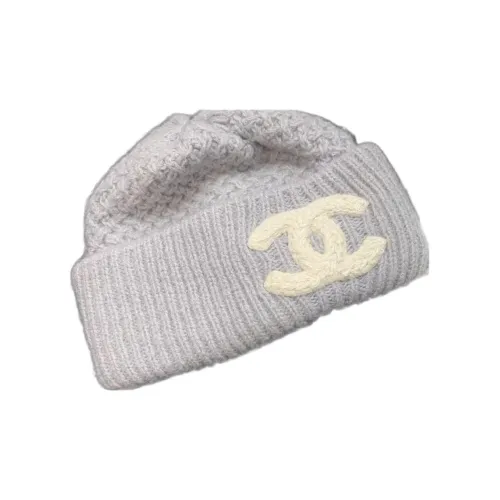 CHANEL Шапки-бини Unisex Light Серый