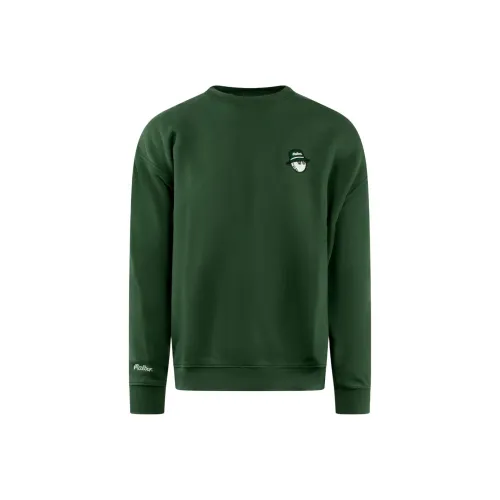 Malbon Golf Зеленый Мужской Свитшот