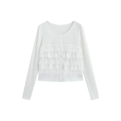 MARC MOORE Экрю Женская Трикотажная одежда