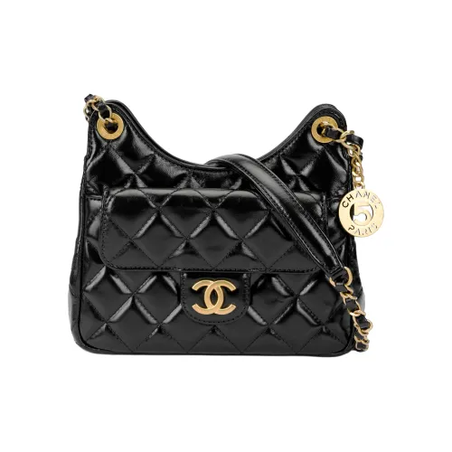 Chanel Сумка через плечо из коровьей кожи маленькая женская черная