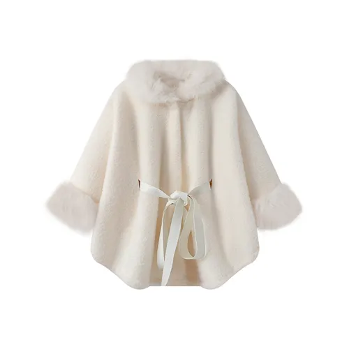 GRAYISMOON Белый Женские Плащи