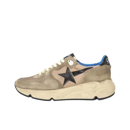 Golden Goose Running Sole Low Топ Повседневная обувь Мужская Серый Потертый