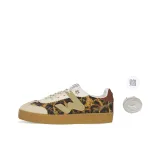 Леопард с принтом (Экрю/Белый шнурки)