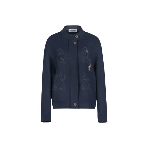 Valeria Obbaco Куртка Унисекс Темно-синий