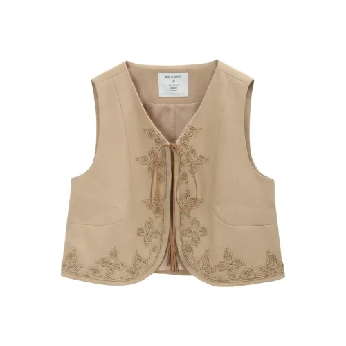MISHOW Светлый хаки Женские жилеты