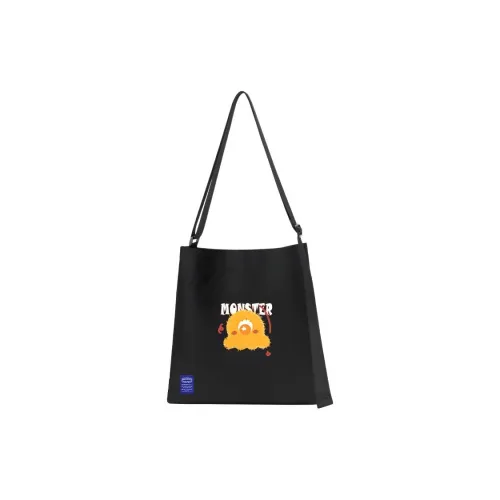 ElevethSign Полиэстер Плечевая сумка Стандартная Женская Octopus Маленькие монстры Оранжевый Черный