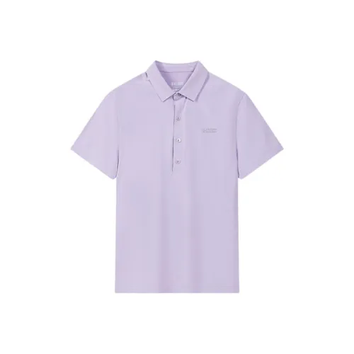 KSWISS Поло Женское Фиолетовое Пряжа