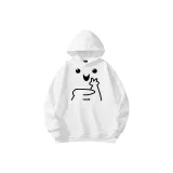 Белый с флисовой подкладкой, V-образный вырез