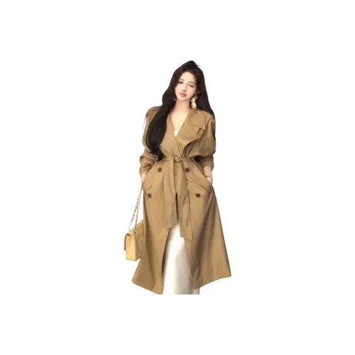 FLIM Хаки Пальто Женское Пальто