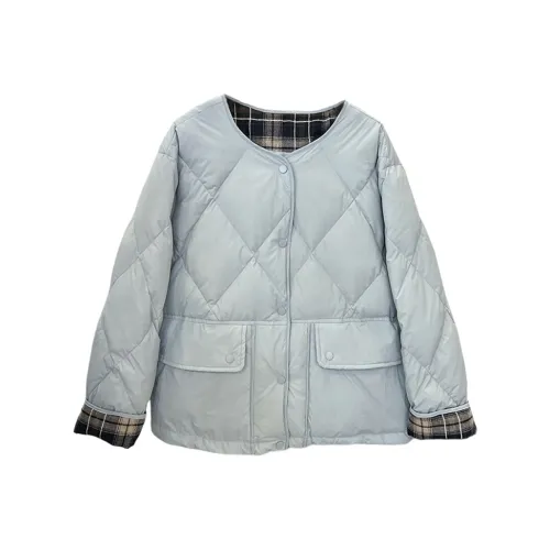 JOSR Озерно-голубой Женские пуховики