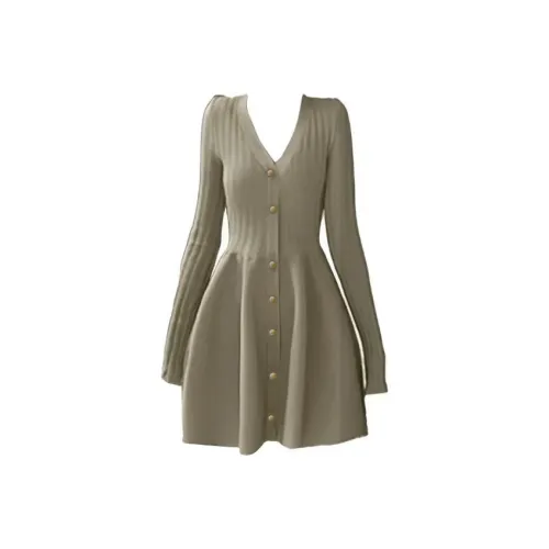 KYKW Длинное платье с длинными рукавами женское