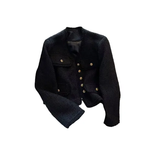 VINMUK Черное Женское Короткое Пальто