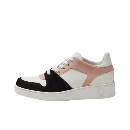 HERMES Низкий Топ Стильный Скейтбординг Женские Белый Розовый Черный