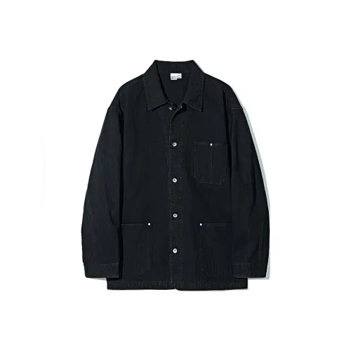 PARTIMENTO Черные Мужские Джинсовые Куртки