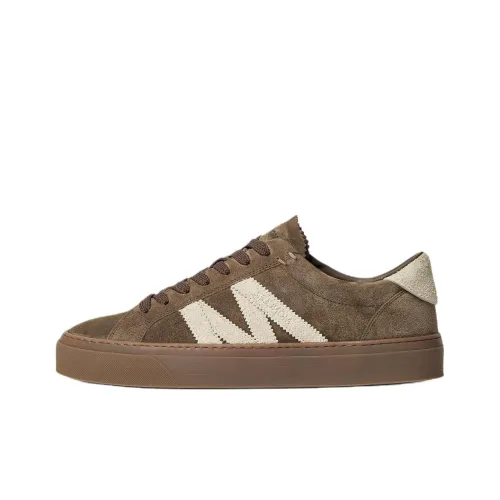 Moncler Monaco2 Low Топ Скейтборд Кроссовки Мужские Оливково-Зеленые