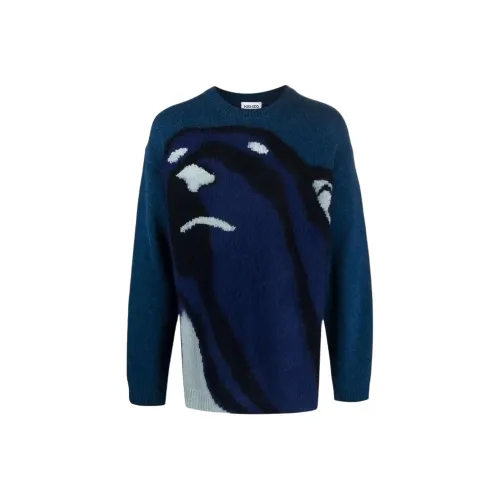 KENZO Синие Мужские Свитера