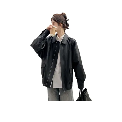 Amyway Женские Кожаные Куртки