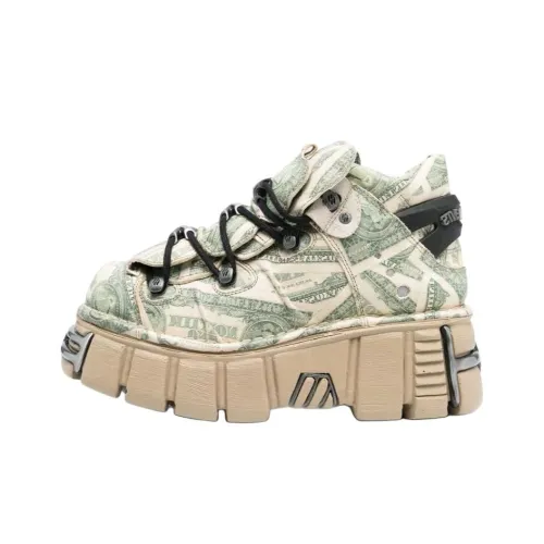 Vetements Высокий Топ Спортивная Повседневная Обувь Унисекс Зеленый