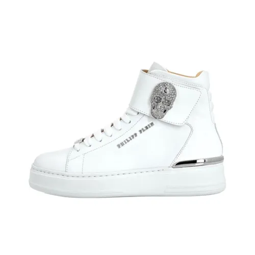 PHILIPP PLEIN Высокий Топ Стильный Скейтбординг Женские Белые