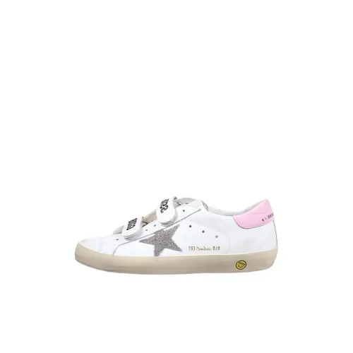 Golden Goose Old School Low Топ Детские Скейтбординги Белый Детский