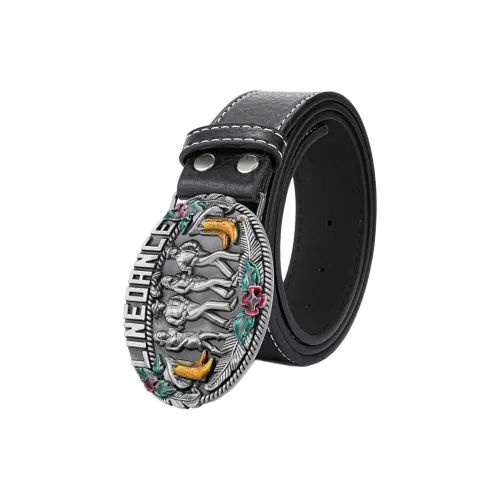 66ROUTE 66 Ремни из ПУ (полиуретана) Мужской 3,8 см