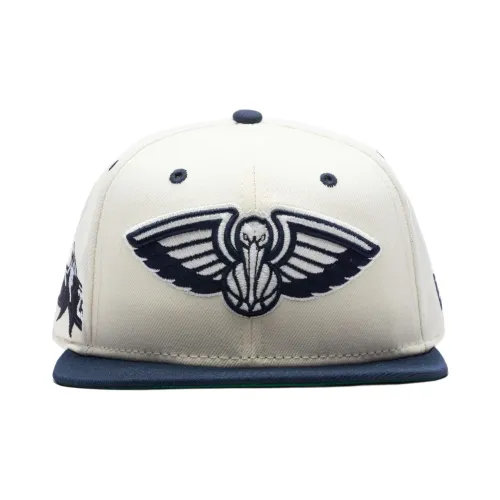 New Era Полиэстер Кепки Женские Белые Синие