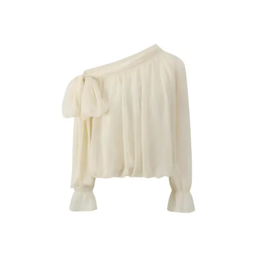 DOSOHEB Абрикос Женские Рубашки