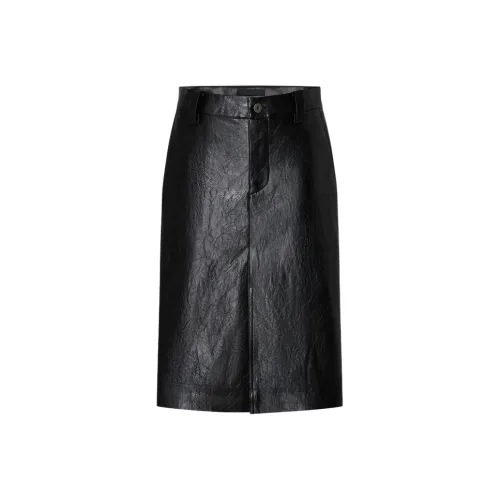 MO CO Черные Женские Повседневные Длинные Юбки