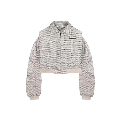 VINMUK Серый Женский Короткий Пальто