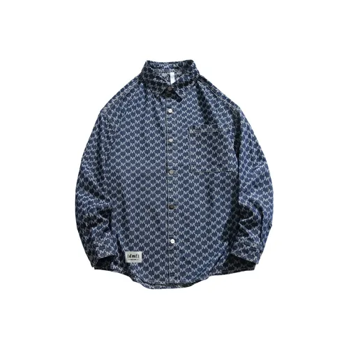 Dme Синий Унисекс Рубашки