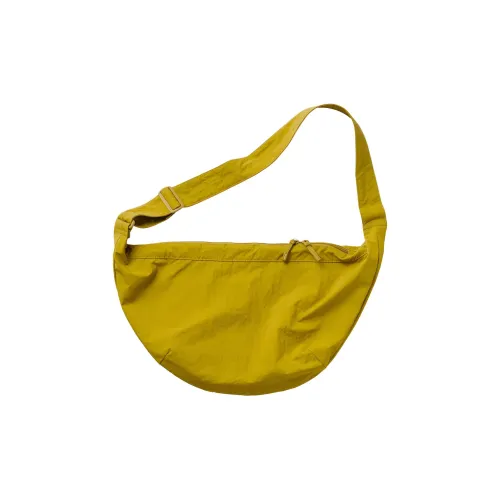 UNIQLO Нейлоновая сумка через плечо среднего размера унисекс желтая