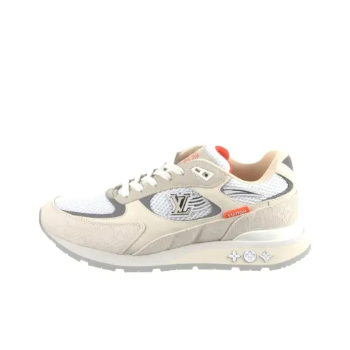 LOUIS VUITTON Run Away Low Топ Спортивная повседневная обувь Мужской Бежевый