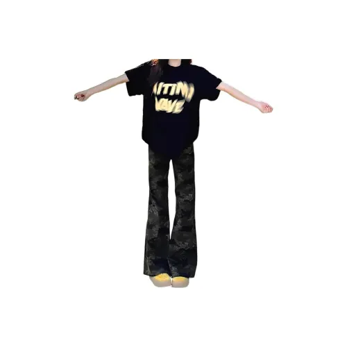 SRCG Камуфляж Женские Джинсы