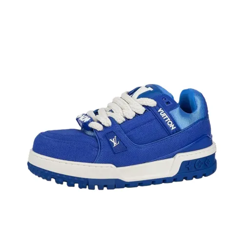 LOUIS VUITTON Trainer Maxi Стильные Скейтбординги Мужской Синий