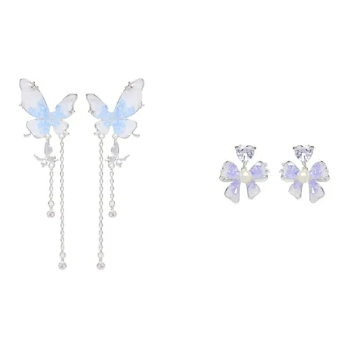 GAGA Copper Stud Earrings Women's GAGA Медные серьги-гвоздики женские