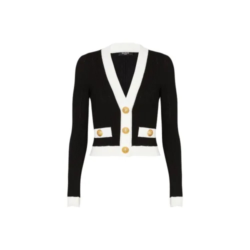 BALMAIN SS24 Трикотаж Женский Черный