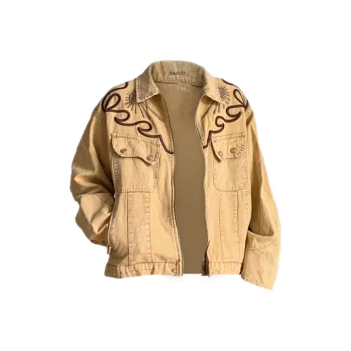 SNEIKLAU Хаки Унисекс Куртки