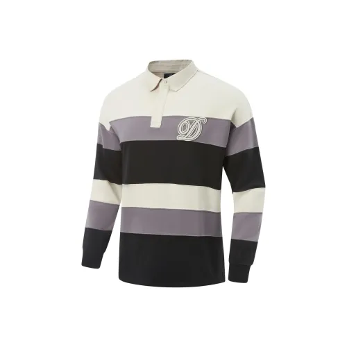 Подкладка Гравий Белый Серый Угольный Серый Фиолетовый Черный Мужская Поло