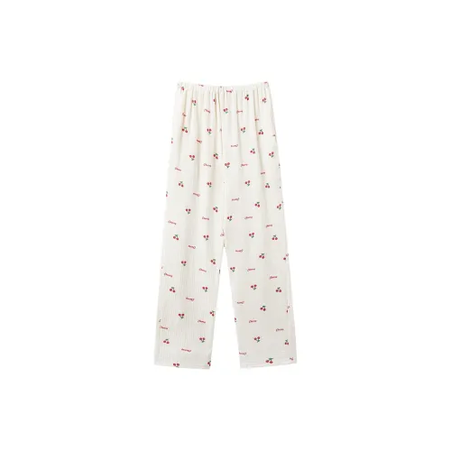 MADALLO Белый Женские Пижамные Штаны